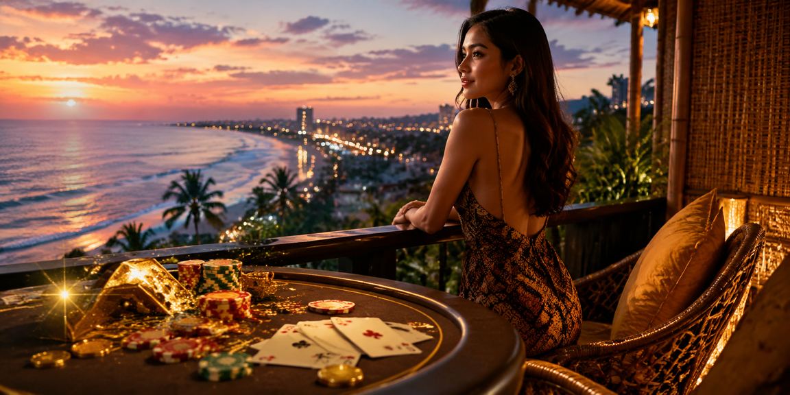 Pilihan permainan casino seperti baccarat dan live casino tersedia di situs taruhan mvia88